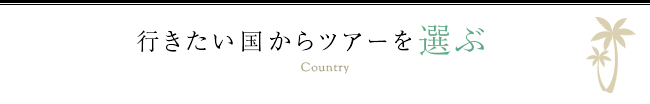  行きたい国からツアーを選ぶ